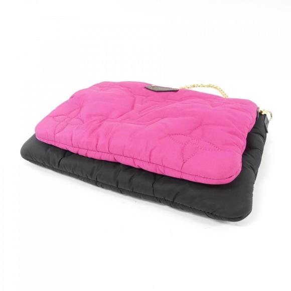 Louis Vuitton Pillow Multi Pochette Accessoire Shoulder Bag Black Fuchsia - Picture 3 of 9